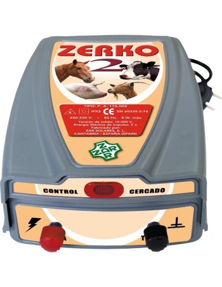 PASTOR ELECTRICO ZERKO RED 2 J P.A.175002