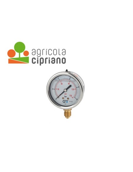 Manómetro glicerina Ø 63