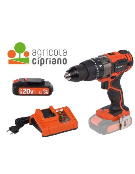 Taladro/atornillador de impacto 20 V LI-ION